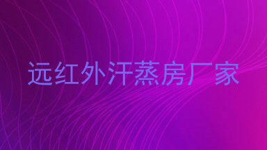 远红外汗蒸房厂家