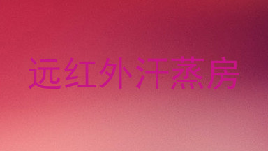 远红外汗蒸房
