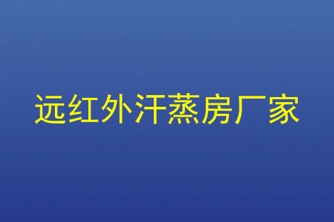 远红外汗蒸房厂家