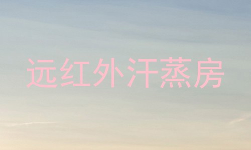 远红外汗蒸房