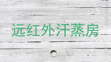 远红外汗蒸房