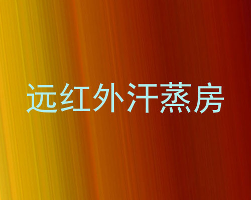 远红外汗蒸房