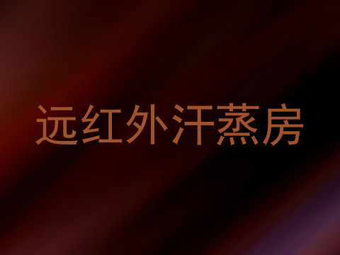 远红外汗蒸房