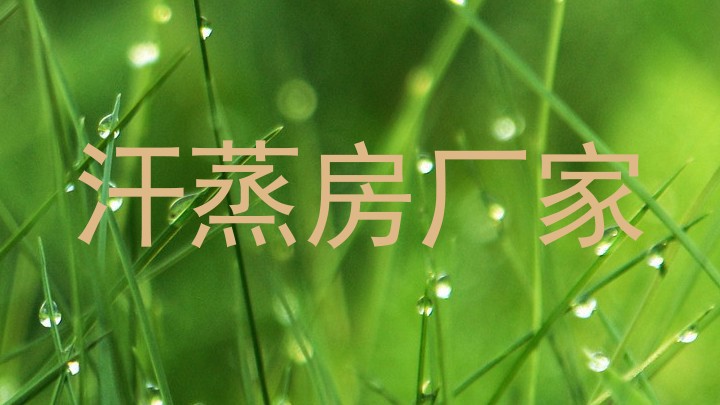 汗蒸房厂家