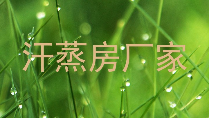 汗蒸房厂家