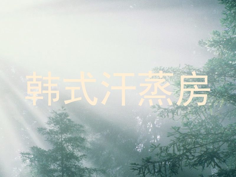 韩式汗蒸房