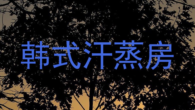 韩式汗蒸房