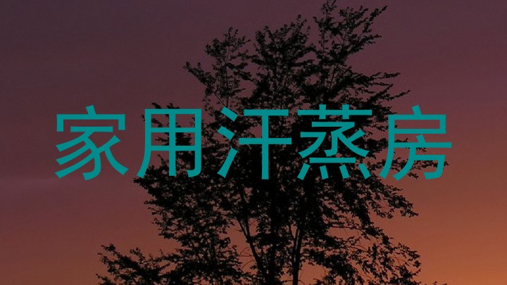 家用汗蒸房