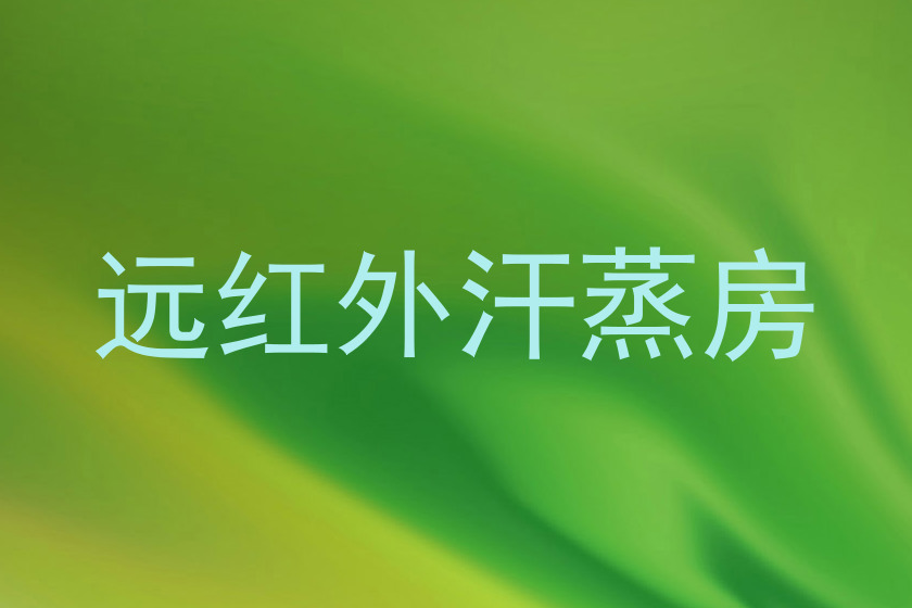 远红外汗蒸房