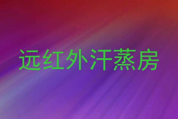 远红外汗蒸房