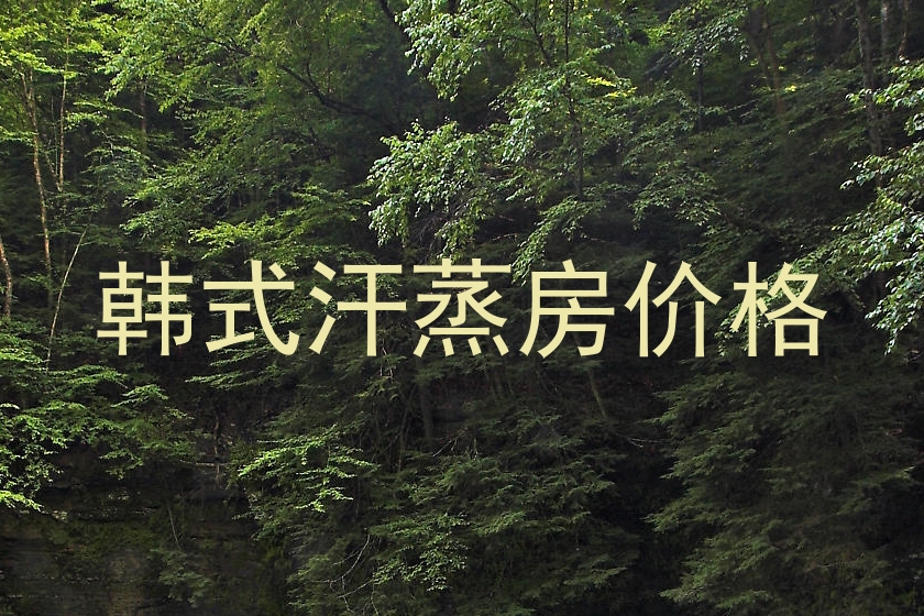 韩式汗蒸房价格