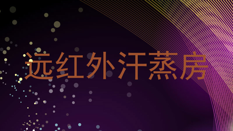 远红外汗蒸房