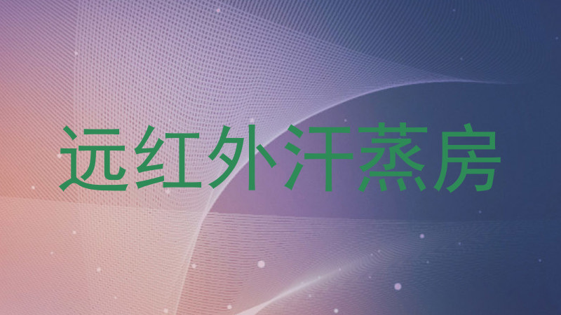 远红外汗蒸房