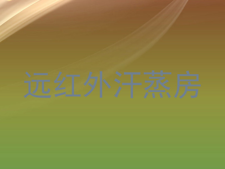远红外汗蒸房