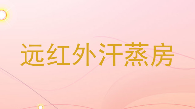 远红外汗蒸房