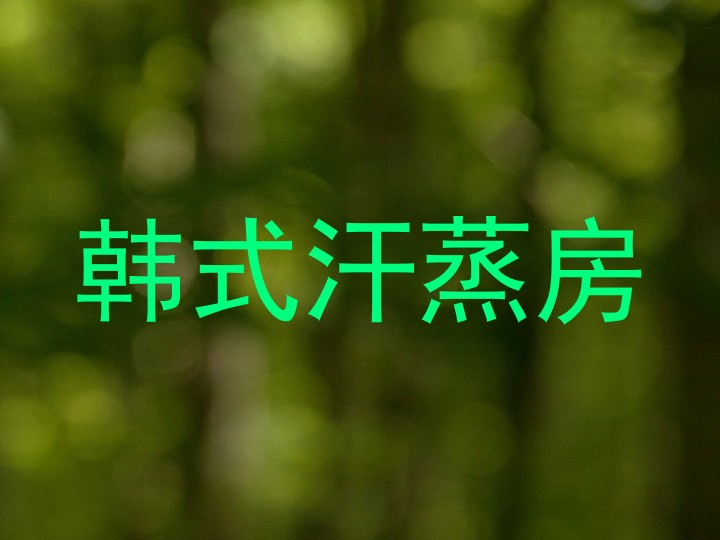 韩式汗蒸房