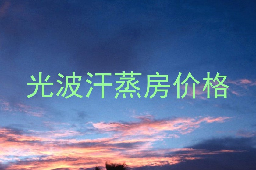 光波汗蒸房价格