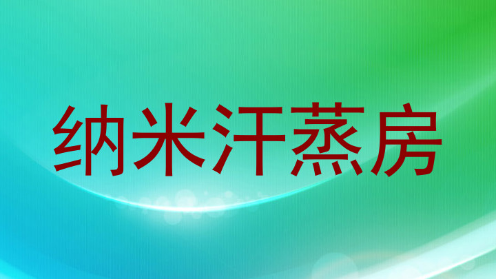 纳米汗蒸房