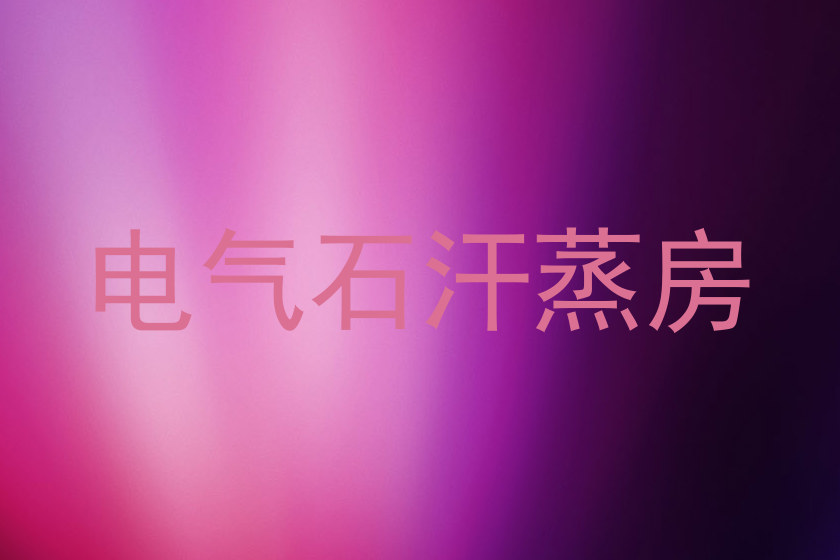 电气石汗蒸房