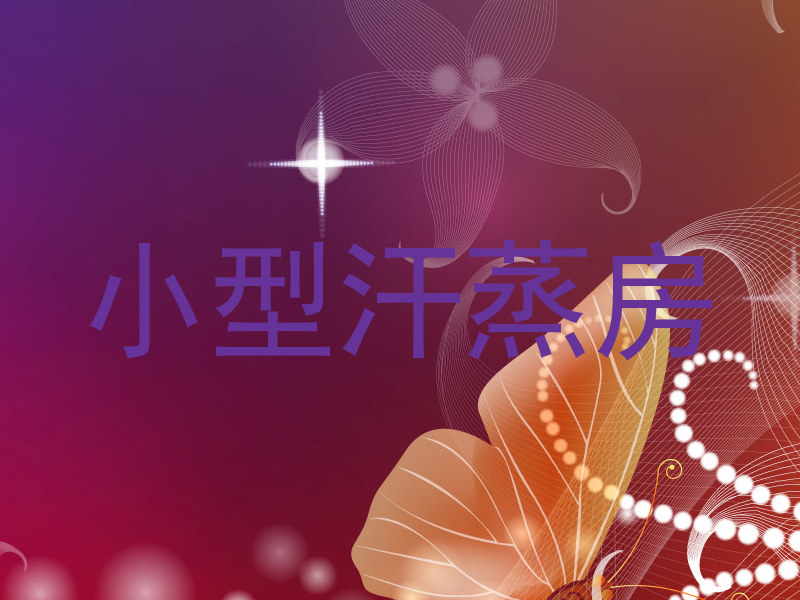 小型汗蒸房