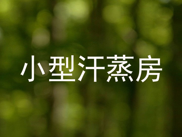 小型汗蒸房