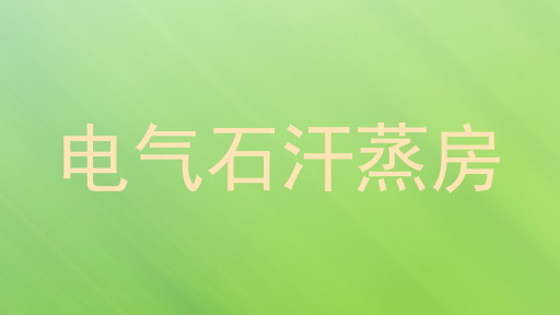 电气石汗蒸房