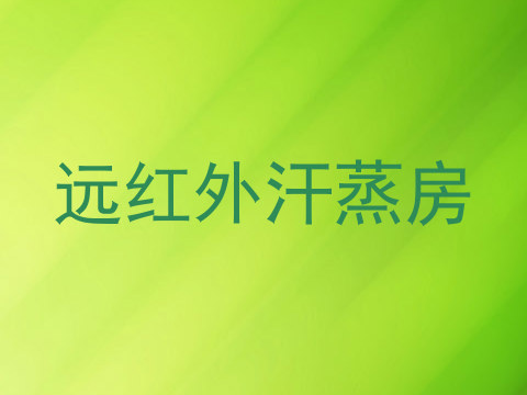 远红外汗蒸房