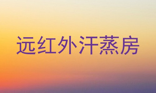 远红外汗蒸房