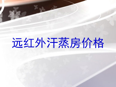 远红外汗蒸房价格