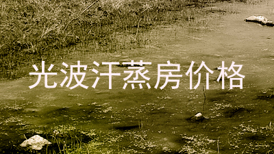 光波汗蒸房价格