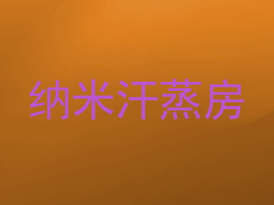 纳米汗蒸房
