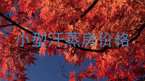 小型汗蒸房价格