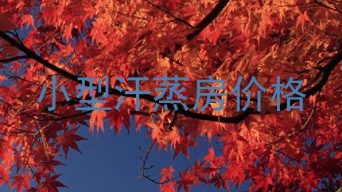 小型汗蒸房价格