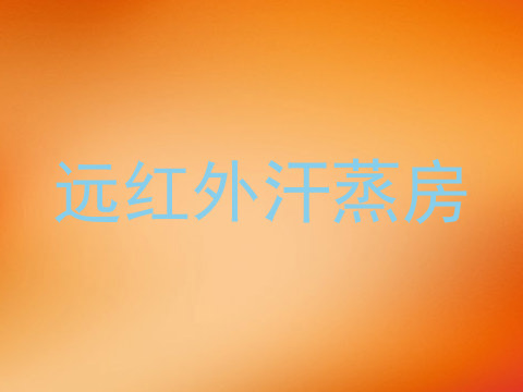 远红外汗蒸房
