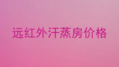 远红外汗蒸房价格