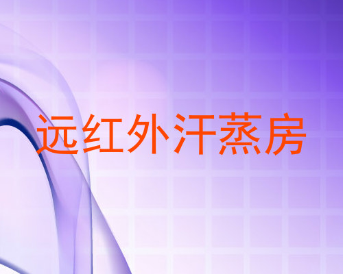 远红外汗蒸房