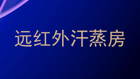 远红外汗蒸房