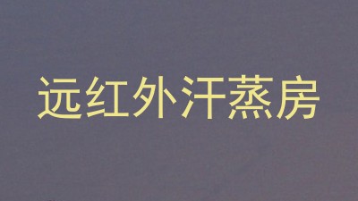 远红外汗蒸房