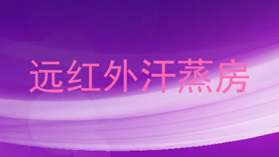 远红外汗蒸房