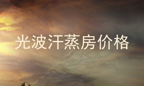 光波汗蒸房价格