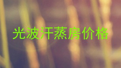 光波汗蒸房价格
