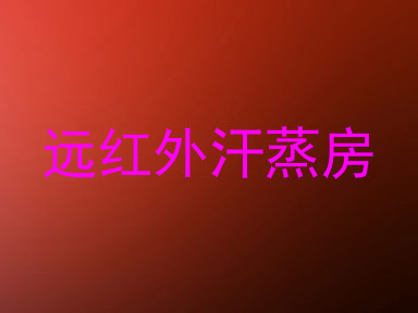 远红外汗蒸房