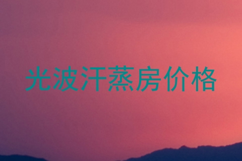 光波汗蒸房价格