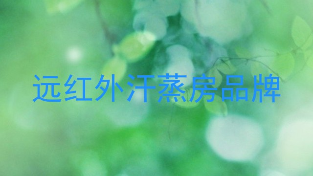 远红外汗蒸房品牌