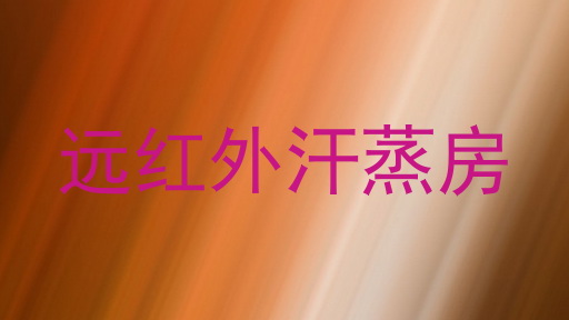 远红外汗蒸房