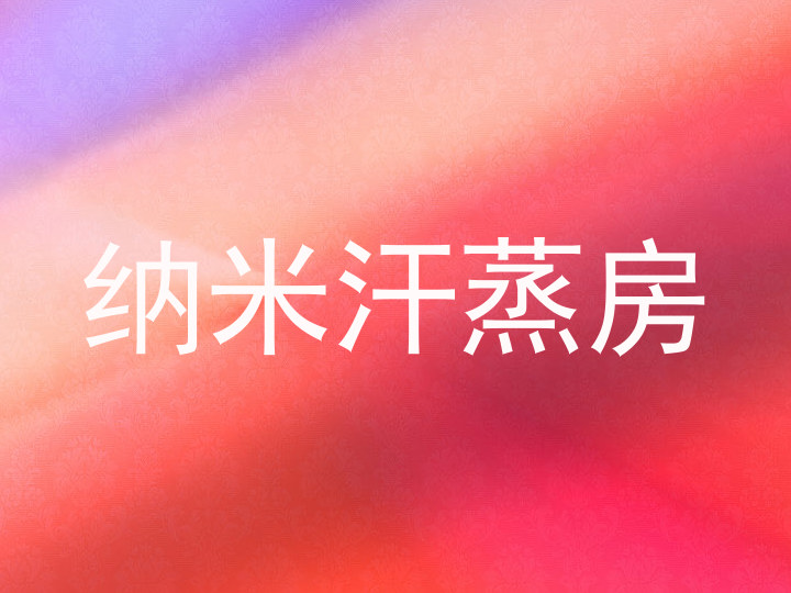 纳米汗蒸房