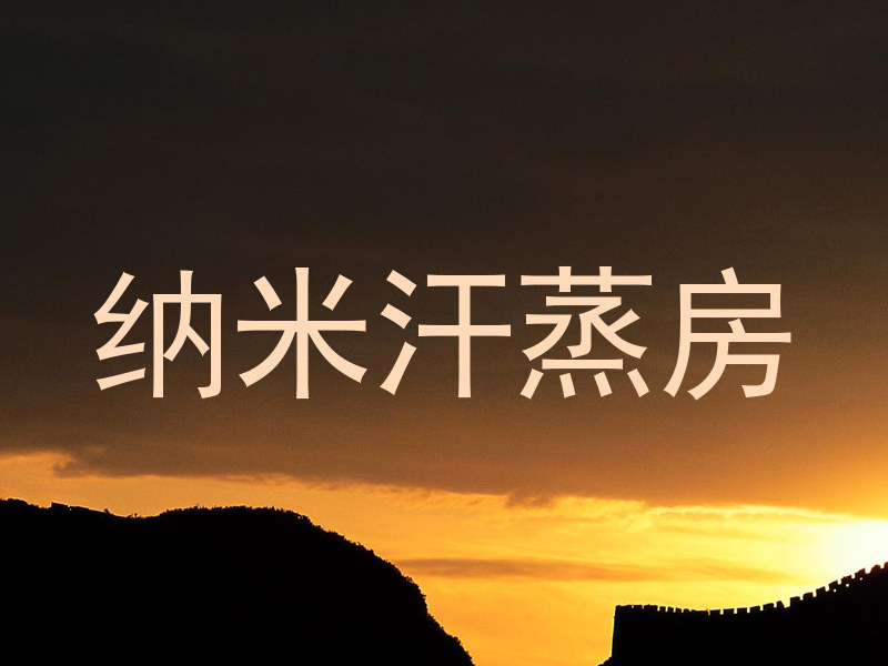 纳米汗蒸房