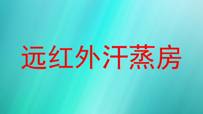 远红外汗蒸房