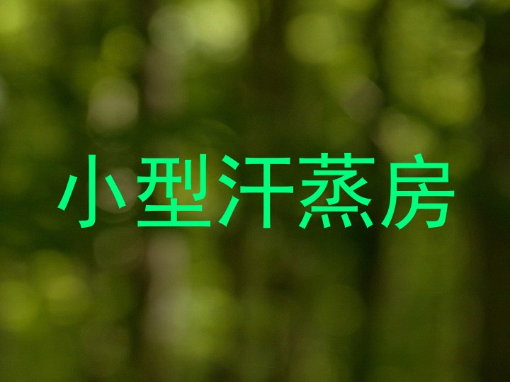 小型汗蒸房