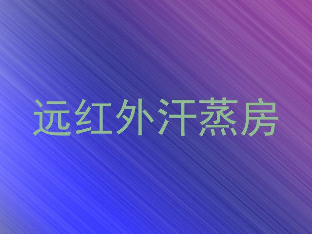 远红外汗蒸房